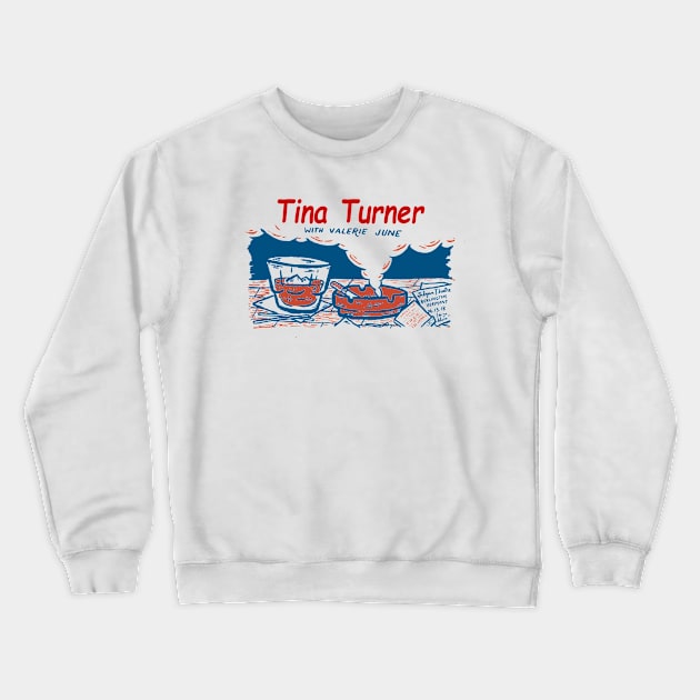 Tina Turner Vintage Crewneck Sweatshirt by Animal Paper Art